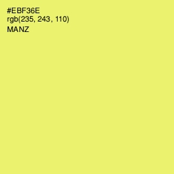 #EBF36E - Manz Color Image