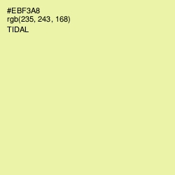 #EBF3A8 - Tidal Color Image