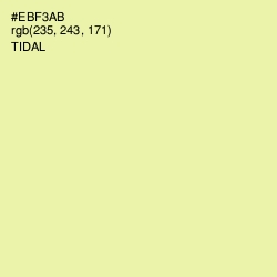 #EBF3AB - Tidal Color Image