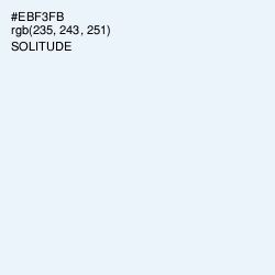 #EBF3FB - Solitude Color Image