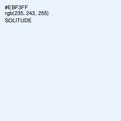 #EBF3FF - Solitude Color Image