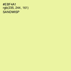 #EBF4A1 - Sandwisp Color Image