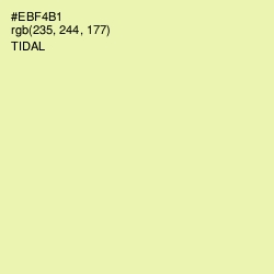 #EBF4B1 - Tidal Color Image