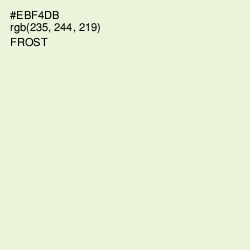 #EBF4DB - Frost Color Image