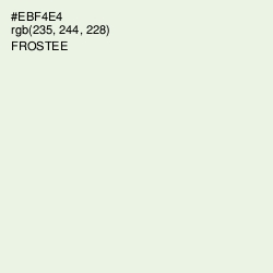 #EBF4E4 - Frostee Color Image