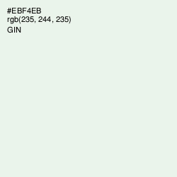 #EBF4EB - Gin Color Image