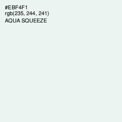 #EBF4F1 - Aqua Squeeze Color Image