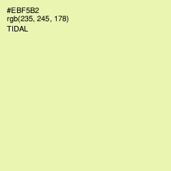 #EBF5B2 - Tidal Color Image