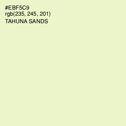 #EBF5C9 - Tahuna Sands Color Image