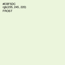 #EBF5DC - Frost Color Image