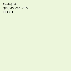 #EBF6DA - Frost Color Image