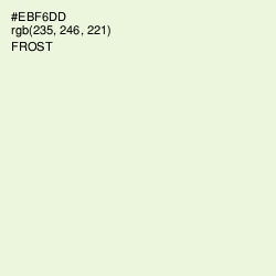 #EBF6DD - Frost Color Image