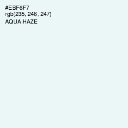 #EBF6F7 - Aqua Haze Color Image