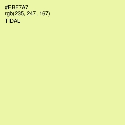 #EBF7A7 - Tidal Color Image
