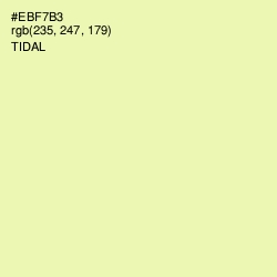 #EBF7B3 - Tidal Color Image