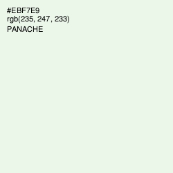 #EBF7E9 - Panache Color Image