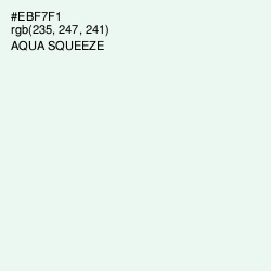 #EBF7F1 - Aqua Squeeze Color Image