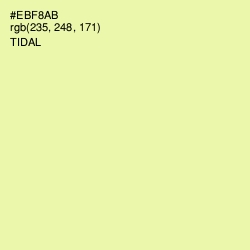 #EBF8AB - Tidal Color Image