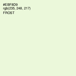 #EBF8D9 - Frost Color Image