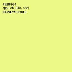 #EBF984 - Honeysuckle Color Image
