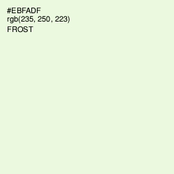 #EBFADF - Frost Color Image