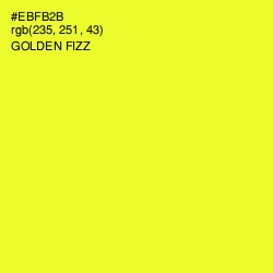 #EBFB2B - Golden Fizz Color Image