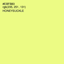 #EBFB83 - Honeysuckle Color Image