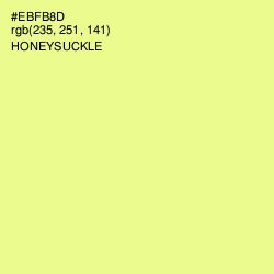 #EBFB8D - Honeysuckle Color Image