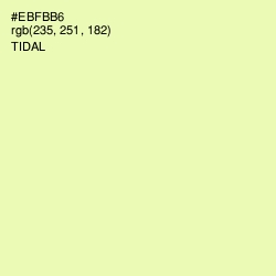 #EBFBB6 - Tidal Color Image