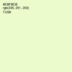 #EBFBCB - Tusk Color Image