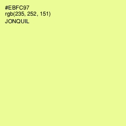 #EBFC97 - Jonquil Color Image