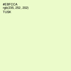 #EBFCCA - Tusk Color Image