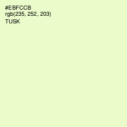 #EBFCCB - Tusk Color Image