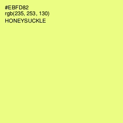 #EBFD82 - Honeysuckle Color Image