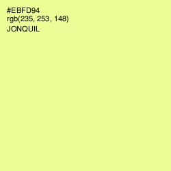 #EBFD94 - Jonquil Color Image