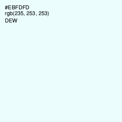 #EBFDFD - Dew Color Image