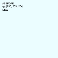 #EBFDFE - Dew Color Image