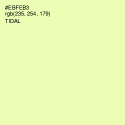 #EBFEB3 - Tidal Color Image