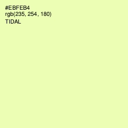 #EBFEB4 - Tidal Color Image