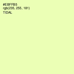 #EBFFB5 - Tidal Color Image