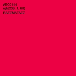 #EC0144 - Razzmatazz Color Image