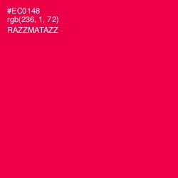 #EC0148 - Razzmatazz Color Image