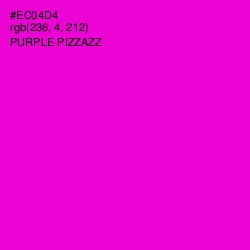 #EC04D4 - Purple Pizzazz Color Image