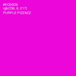 #EC06D9 - Purple Pizzazz Color Image