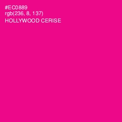 #EC0889 - Hollywood Cerise Color Image