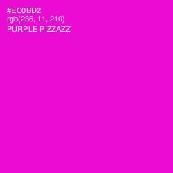 #EC0BD2 - Purple Pizzazz Color Image