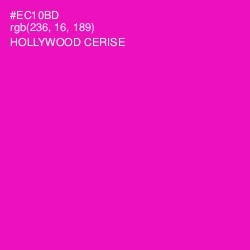 #EC10BD - Hollywood Cerise Color Image