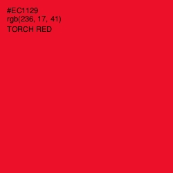 #EC1129 - Torch Red Color Image