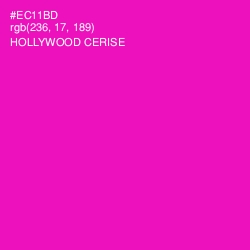 #EC11BD - Hollywood Cerise Color Image