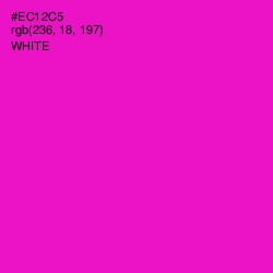 #EC12C5 - Shocking Pink Color Image